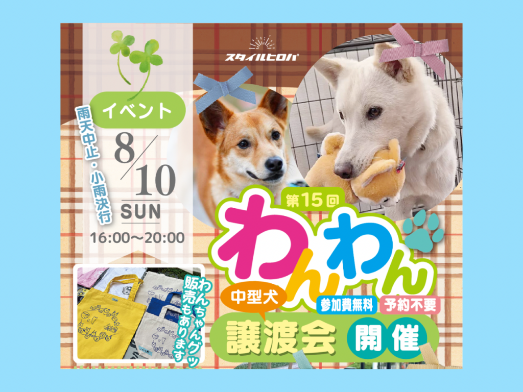 第15回わんわん譲渡会